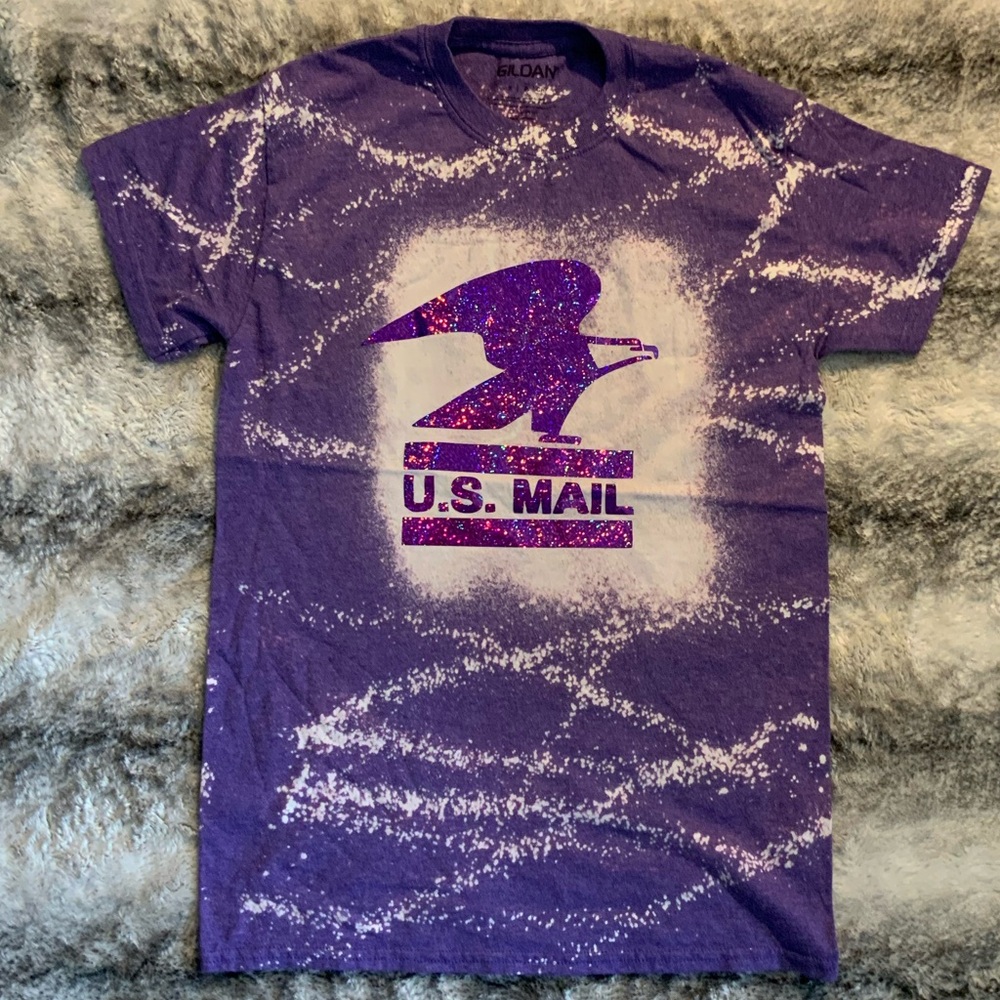 Women’s Purple USPS Graphic T-Shirt